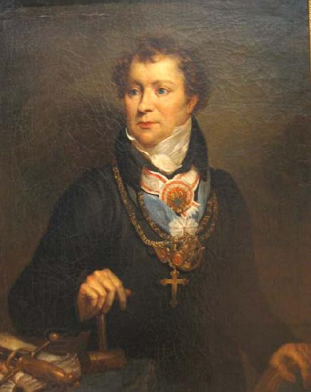 Antoni Brodowski Portrait of Ludwik Osinski. oil painting picture